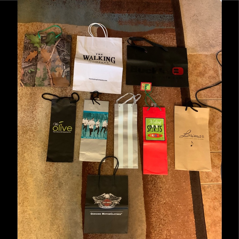 Lots of Variety Assorted 9 Paper Bags